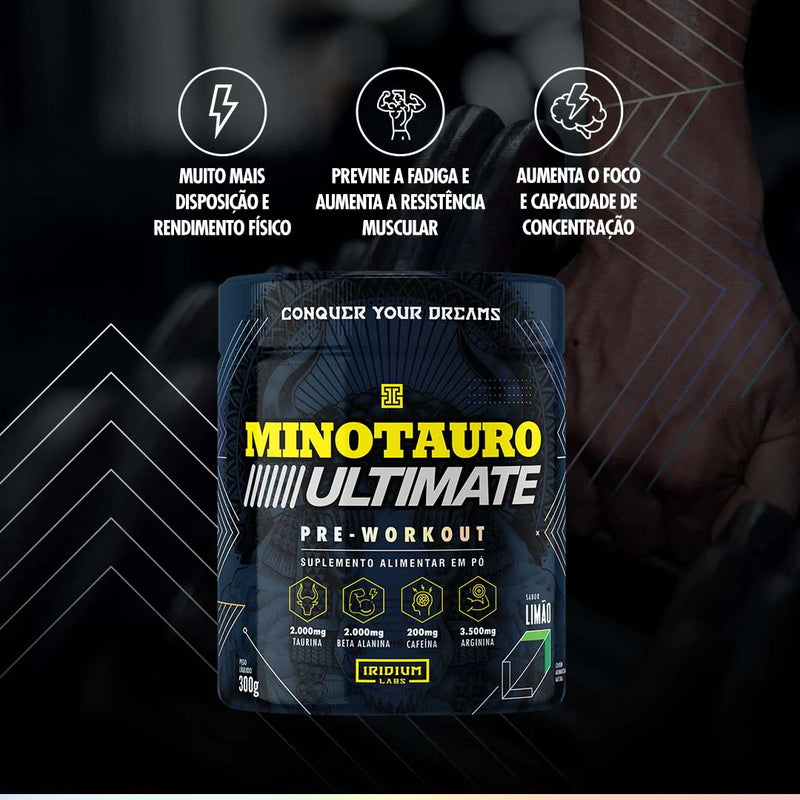 Minotauro Ultimate Pré-Treino - 300g - Iridium Labs